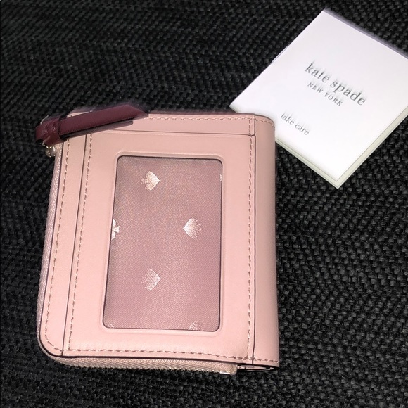Kate Spade Pink L-Zip Dog Wallet - Picture 3 of 3